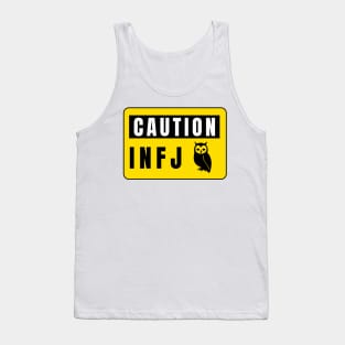 Caution sign infj owl Tank Top